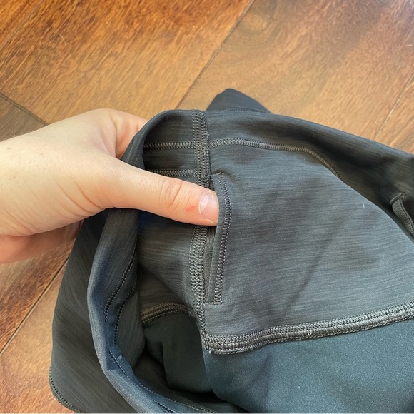 Lululemon Athletica Wunder Train High Waisted Shorts Dark Gray Womens Size 4 - Picture 5 of 7